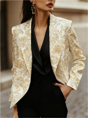 Casual Retro Stand Collar Coat