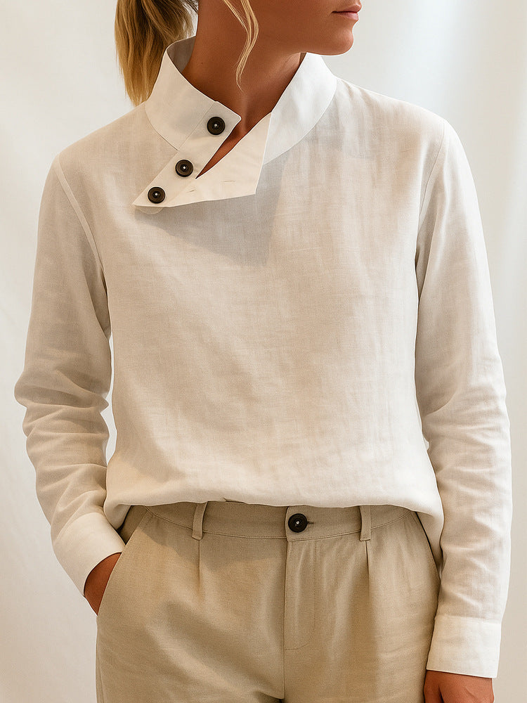 Casual Stand Collar Long Sleeve Conventional Pullover Digital Printing